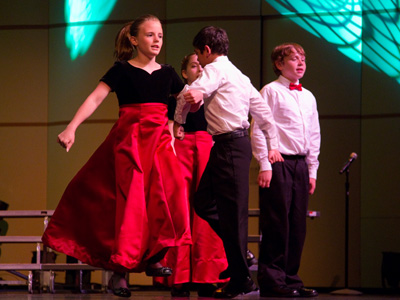 My respect to the little boys who were brave enough to be seen in public dancing with girls.