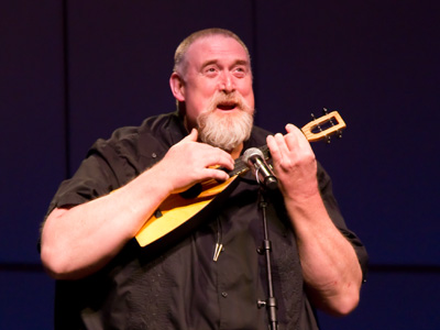 Nick Page kept everyone singing, dancing and laughing.