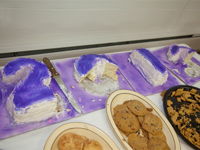 What happens when you arrive late to a graduation party.