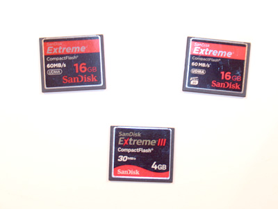 Memory cards.