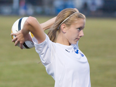 The referee thanked me for not getting in his way.