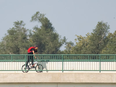 His first set of wheels.