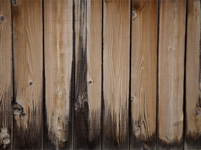 A wooden fence.  Nothing more.