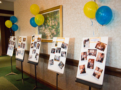 I think it was a tasteful decorating choice to display the photos I took last year (see August 23, 2012).