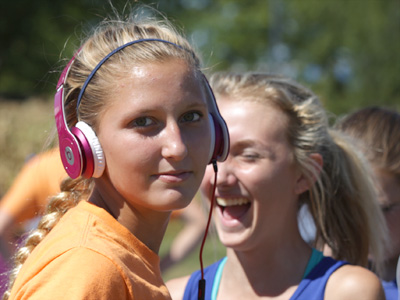 Killing time before the next race.