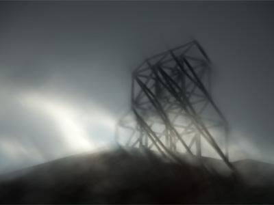 At about this time, it started to hail.