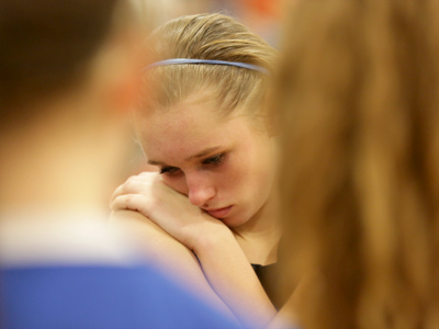 Losing by a lot in the third quarter.