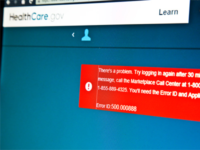 The rumors are true:  www.healthcare.gov is broken.