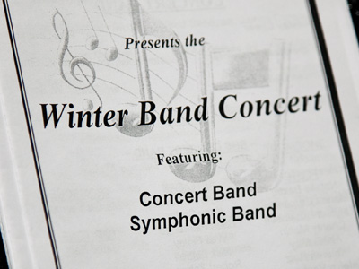 Just for a little variety, I went to a Christmas concert.