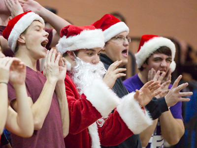 He knows if you`ve been bad or good, so don`t foul out.