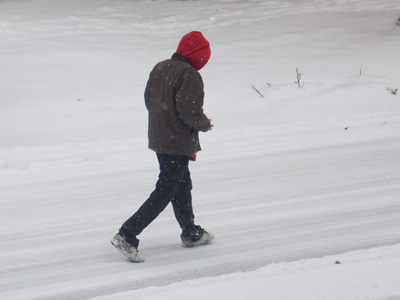 A decent picture, but then another guy went by on a bike, but I had already put down the camera.