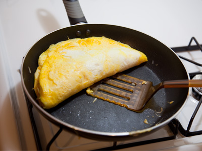 My omelette-making skills are eggstrordinary.