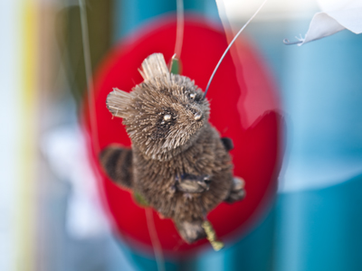 See the outline of my glove in the reflection?