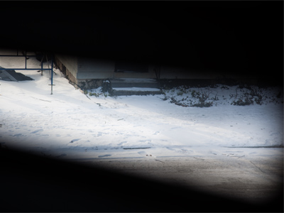 Peeking out the blinds:  yes, it`s still winter.