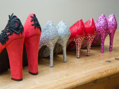 I took a lot of pictures of shoes.