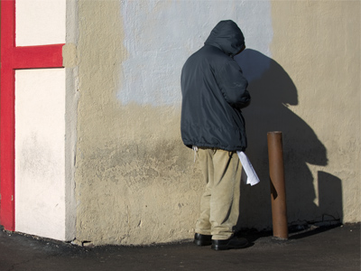 I`m CERTAIN I don`t look creepy in my black hooded coat.