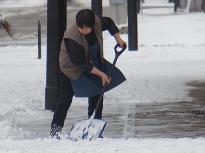 Desperate citizens are trapped in their homes.