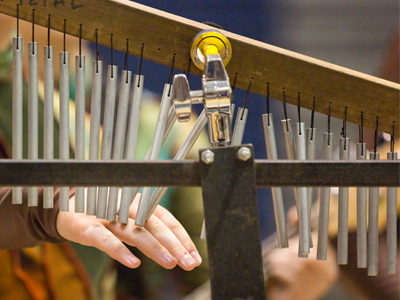 Sometimes percussion is subtle.