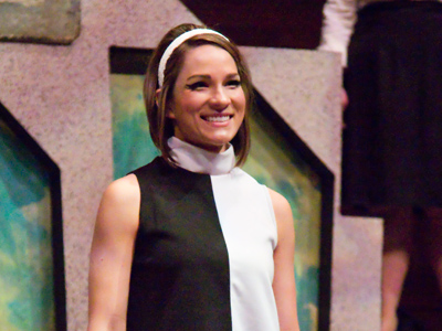 My friend successfully sang one of the most difficult arias in the operatic repertoire -- while dressed like Twiggy.