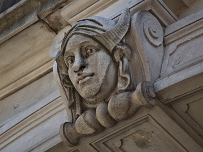 Hey, nice hat -- er, horns.