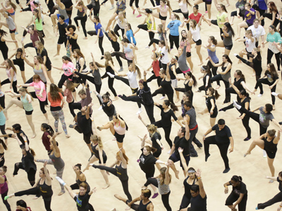 I got tired just watching them dance.