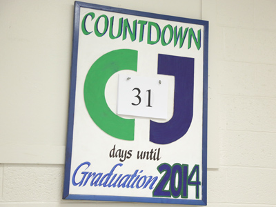 I doubt the seniors need to be told how many days are left.
