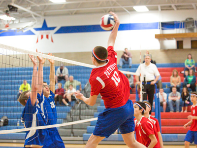 The red team seems to be dominating on offense.