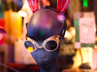 Fifth Street shop window.