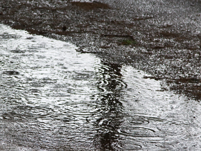 My own laziness was made worse by bad weather.