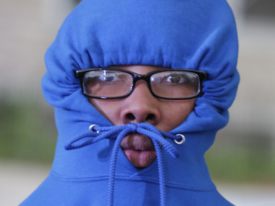 It was rather cold for an outdoor concert.