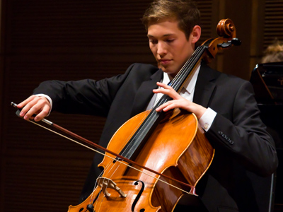 The cellist played a sweet suite.