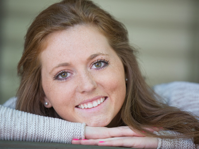 I used my own porch for this one.