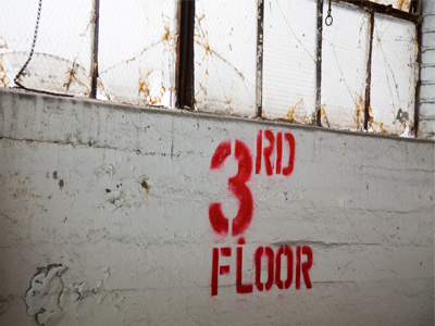 Where my car has to spend the day now, poor thing.