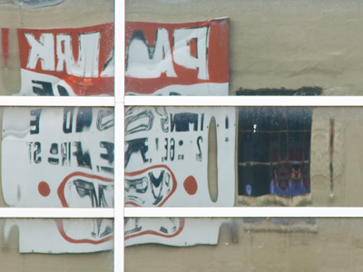 Selfie across the alley.