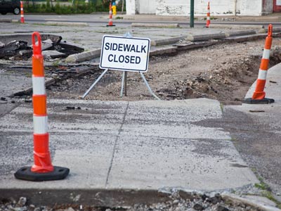 No, that`s fine, I`ll just walk in the street.