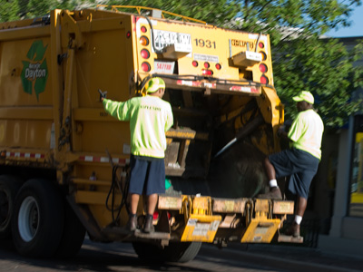 These lucky guys get a ride to work.