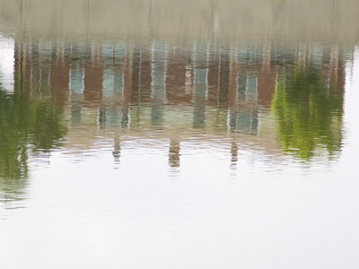 Riverfront property.