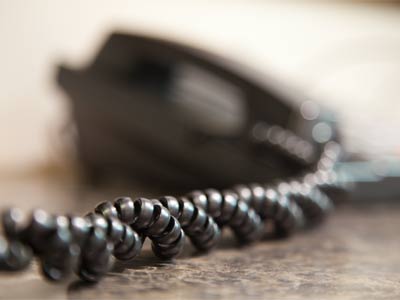 There`s a call for you on line two.