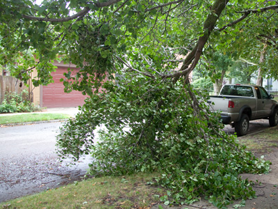 I sometimes park there, but fortunately not today.
