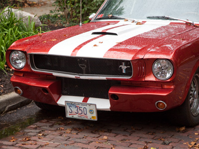 I would be too worried to just leave it parked outside.