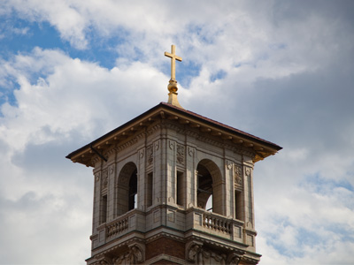 In mid-August, it`s cold and windy.