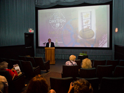 Anticipation is high inside the movie theater.