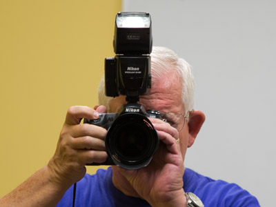 I allowed myself to be photographed by a Nikon camera.