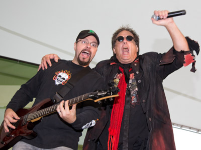 Mick and the boys played RiverScape.