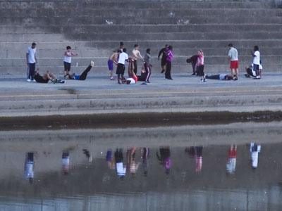 Shiny healthy people.