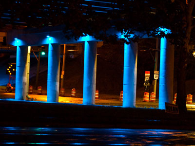 A modern Stonehenge.