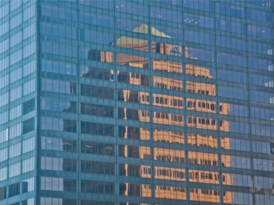 I had to stand in the middle of First Street to get this one.