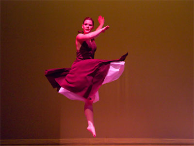 She`s dancing, spinning and leaping with an injured back.