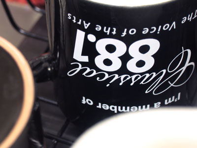 Mugging for the camera.