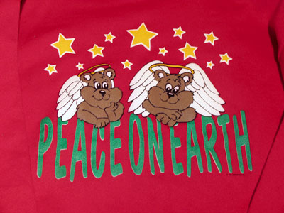Did you know there`s a store that sells nothing but ugly Christmas sweaters?  I have plans for this one.